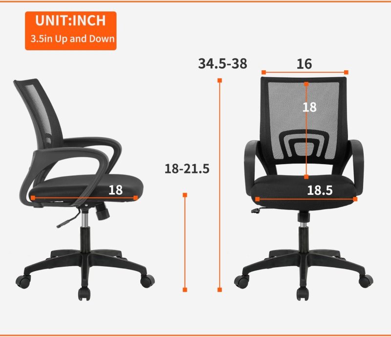 ARCH2142 Office Chair Computer Adjustable Chair - Image 7
