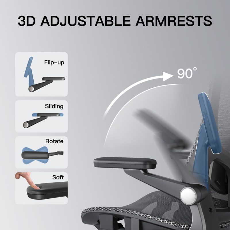 ARCH2152 Function Headrest Adjustable Clylinder Chair - Image 6