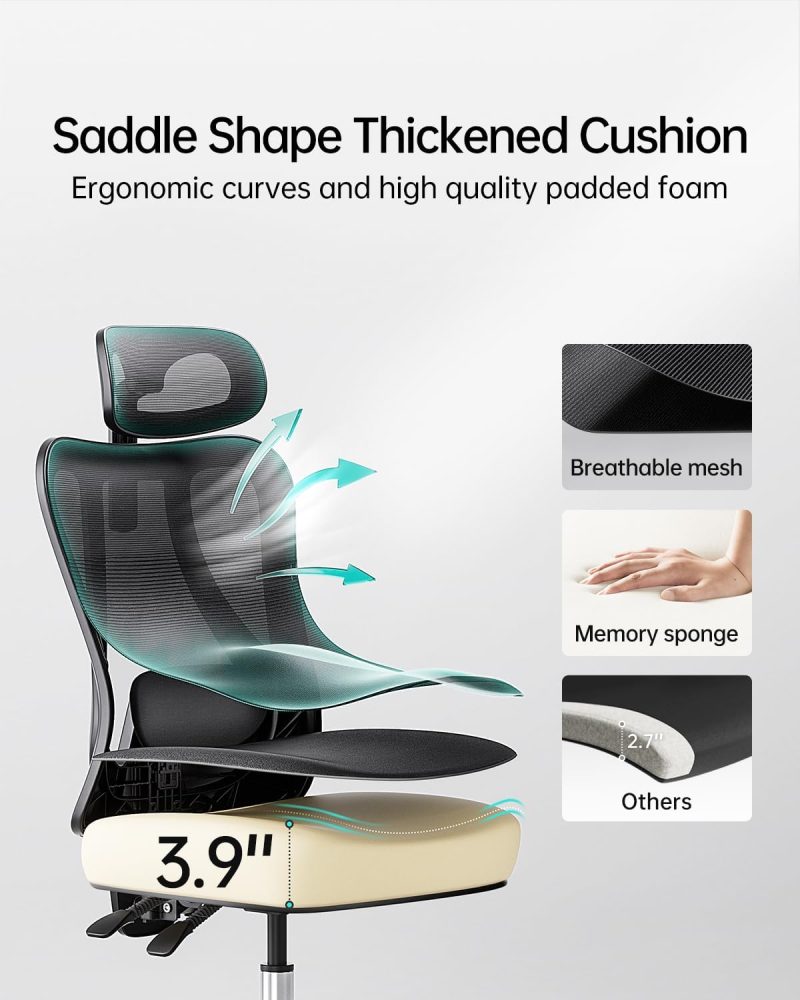 ARCH2158 Ergonomic Adjustable Headrest Adjustment Chair - Image 4