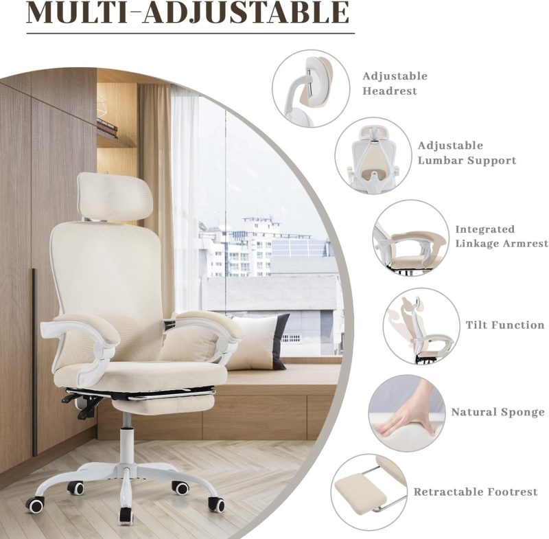 ARCH2144 Adjustable Capacity Retractable Breathable Chair - Image 3