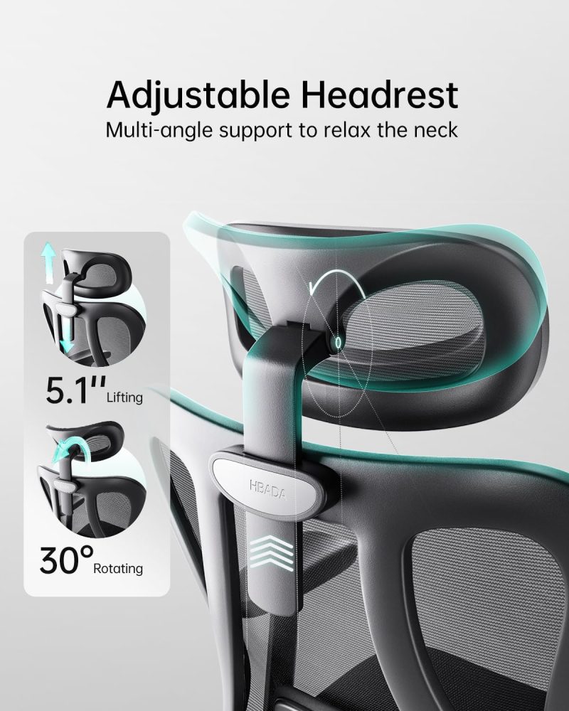 ARCH2158 Ergonomic Adjustable Headrest Adjustment Chair - Image 3
