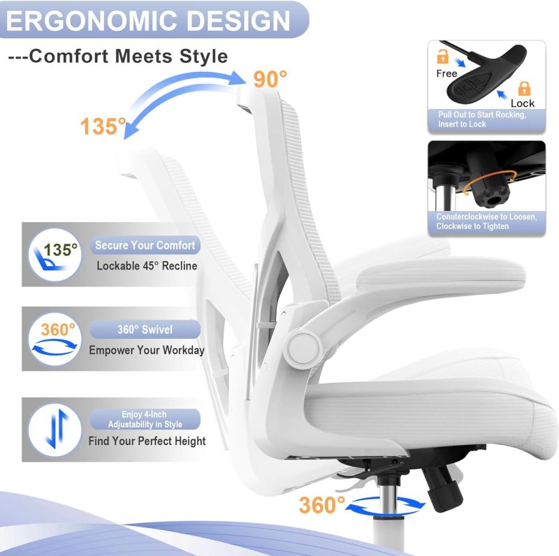 ARCH2155 Adjustable Ergonomic Computer Executive Chair - Image 6