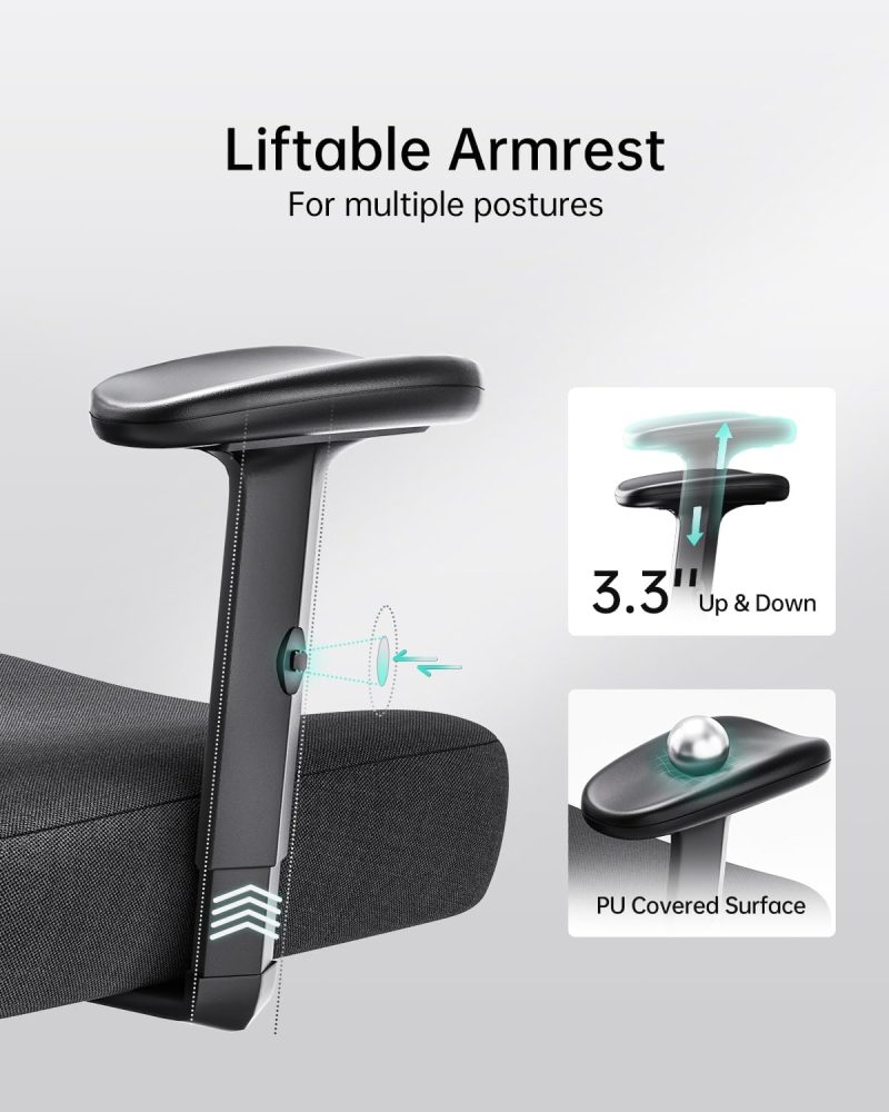 ARCH2158 Ergonomic Adjustable Headrest Adjustment Chair - Image 5