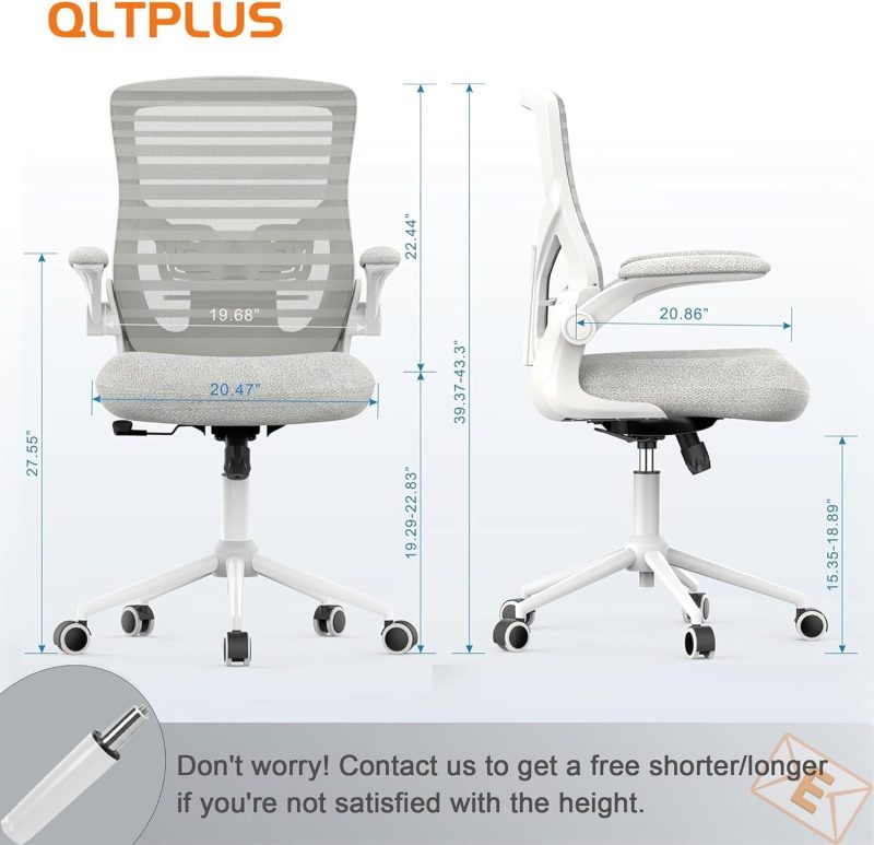 ARCH2145 Adjustable Ergonomic Cold Cured Gainsboro Chair - Image 7
