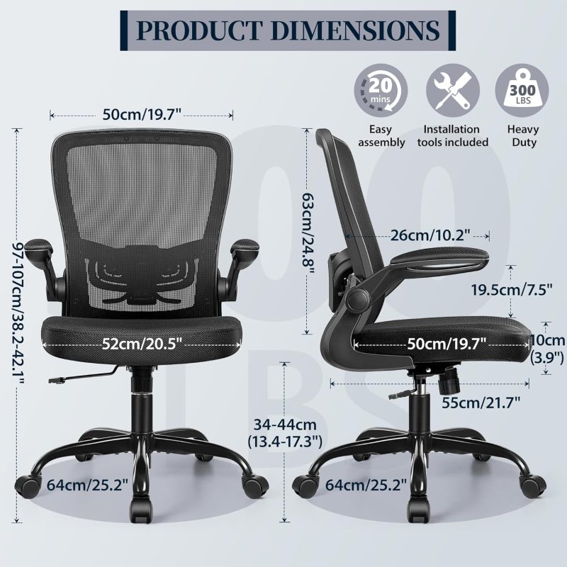ARCH2153 Ergonomic Adjustable Computer Conference Chair - Image 9