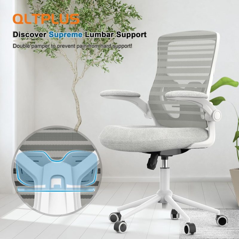 ARCH2145 Adjustable Ergonomic Cold Cured Gainsboro Chair - Image 2