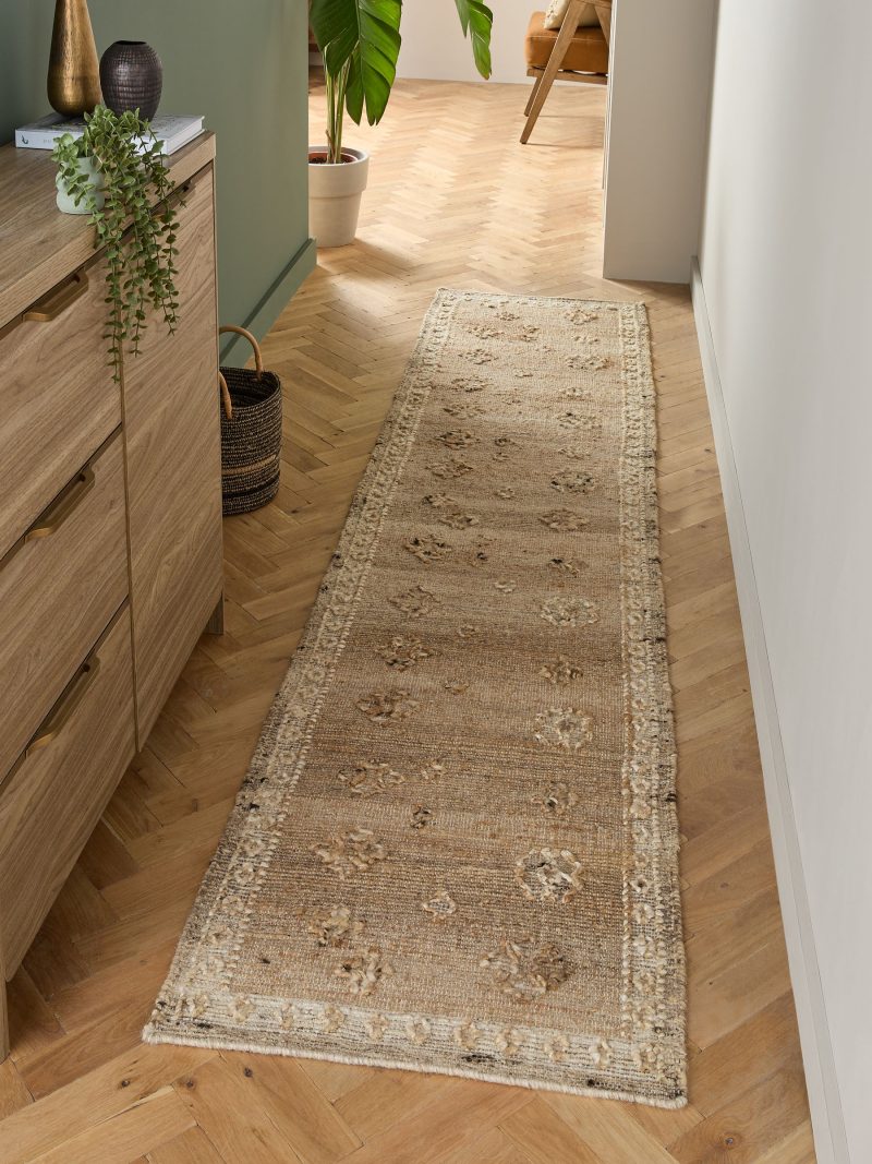 ARCH2181 Natural Jute Rowan Oriental Flat Weave Runner