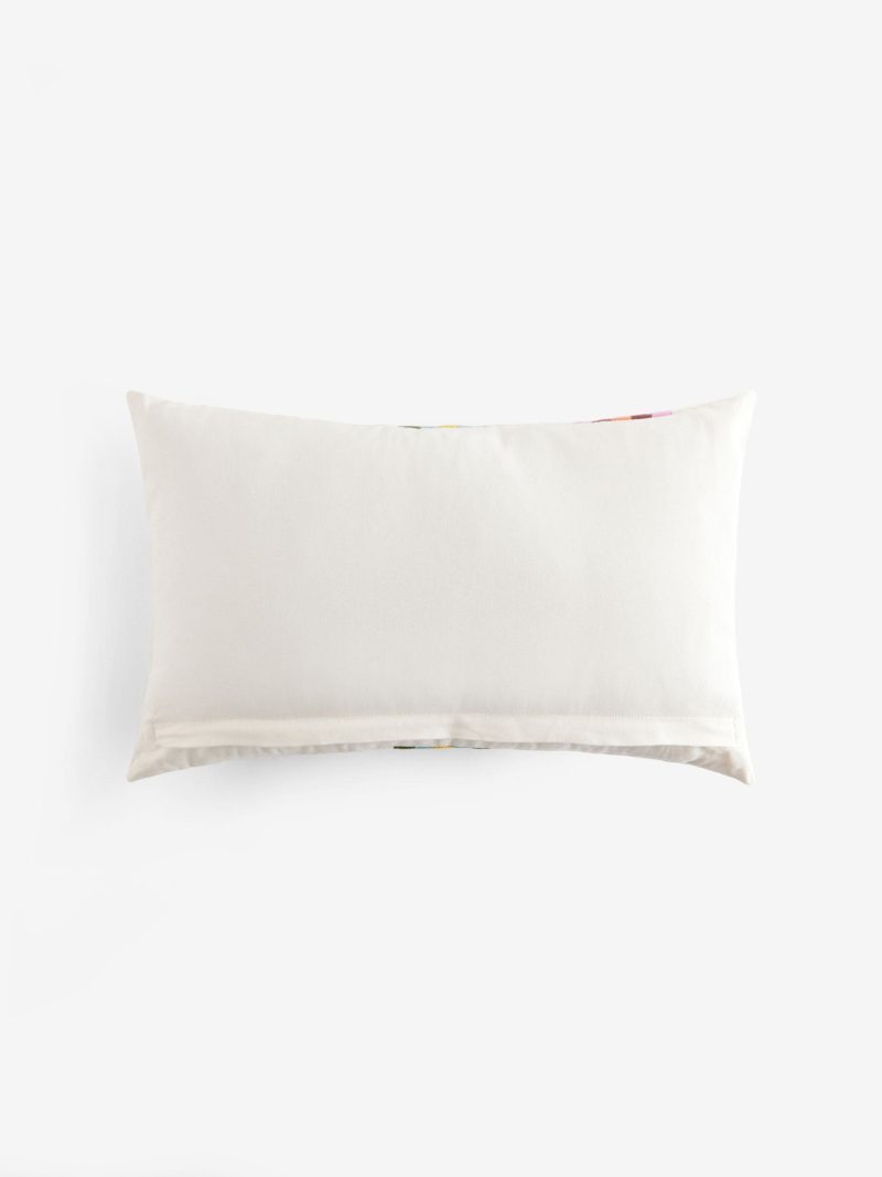 ARCH2163 Multi Bright 50 x 30cm Joy Velvet Stripe Cushion - Image 4