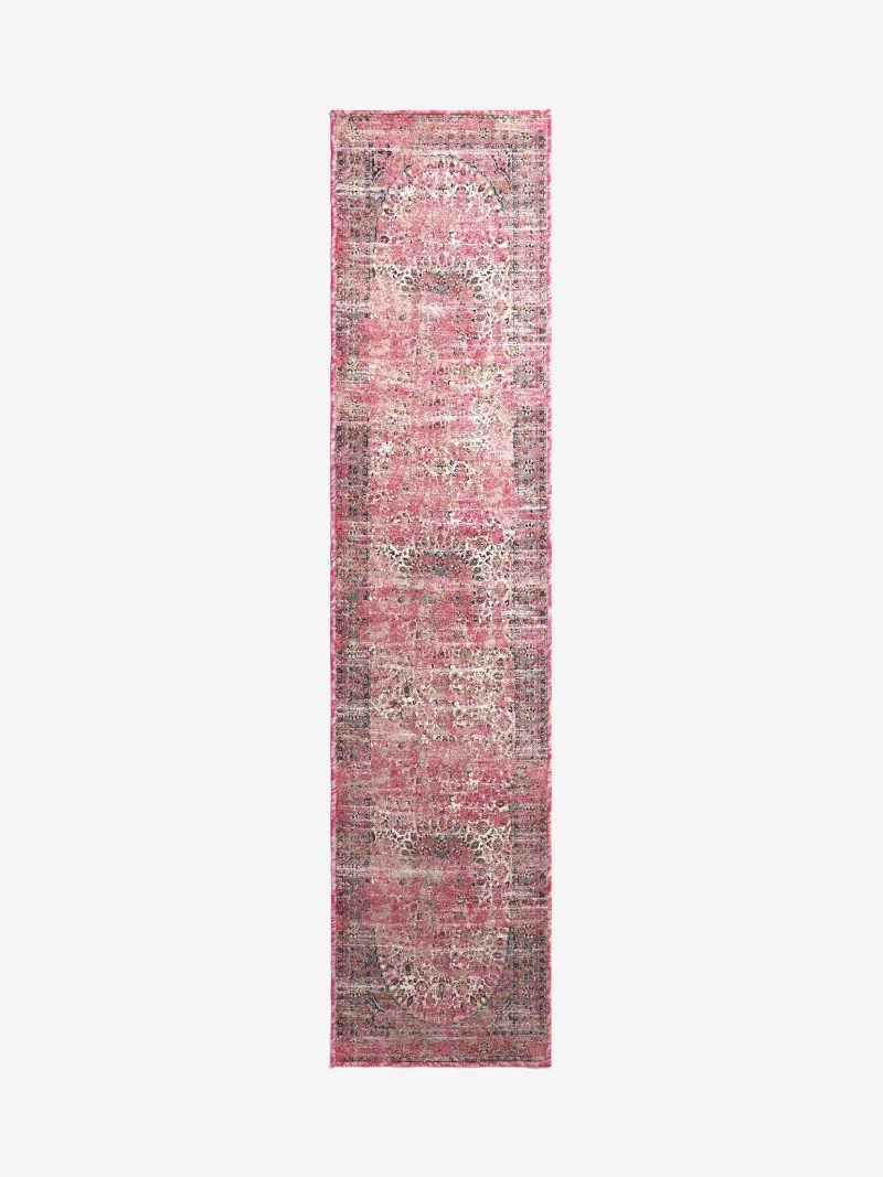 ARCH2177 Fuchsia Pink Washable Emporium Oriental Runner - Image 5