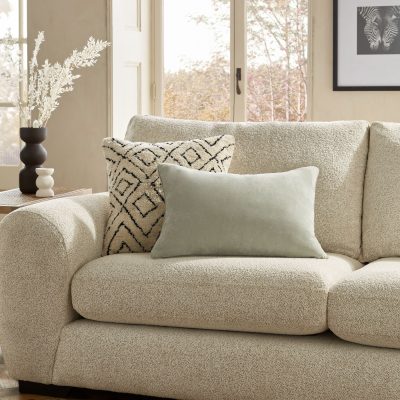 ARCH2173 Sage Green 40 x 59cm Soft Velour Cushion
