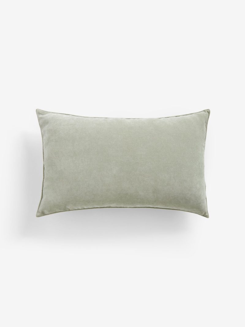 ARCH2173 Sage Green 40 x 59cm Soft Velour Cushion - Image 5